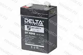 Аккумулятор 4В 4,5Ач 47х70х101мм DT4045 Delta
